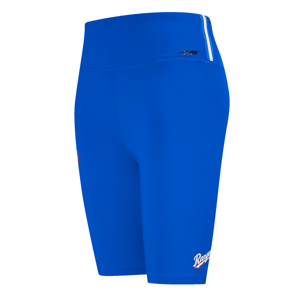 MLB TEXAS RANGERS CLASSIC WOMEN'S COTTON BIKE SHORT (ROYAL BLUE)