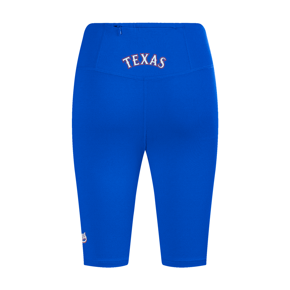 MLB TEXAS RANGERS CLASSIC WOMEN'S COTTON BIKE SHORT (ROYAL BLUE)