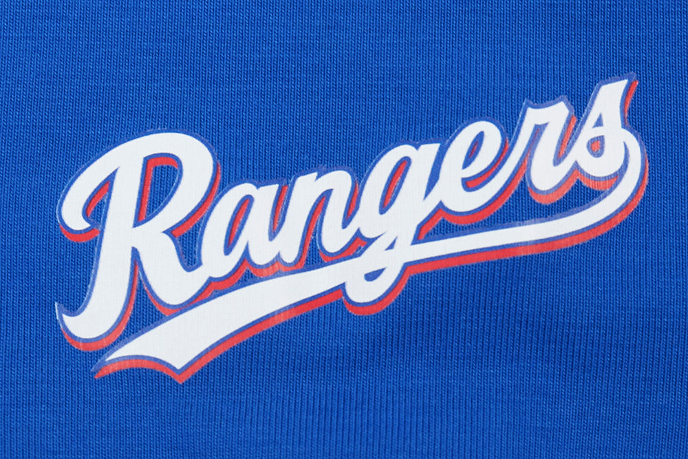 MLB TEXAS RANGERS CLASSIC WOMEN'S COTTON BIKE SHORT (ROYAL BLUE)
