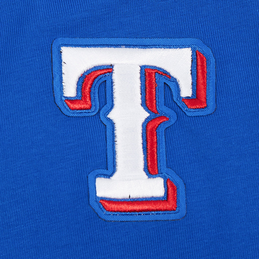 MLB TEXAS RANGERS CLASSIC WOMEN'S COTTON BIKE SHORT (ROYAL BLUE)