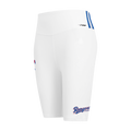 MLB TEXAS RANGERS CLASSIC WOMEN'S COTTON BIKE SHORT (WHITE)