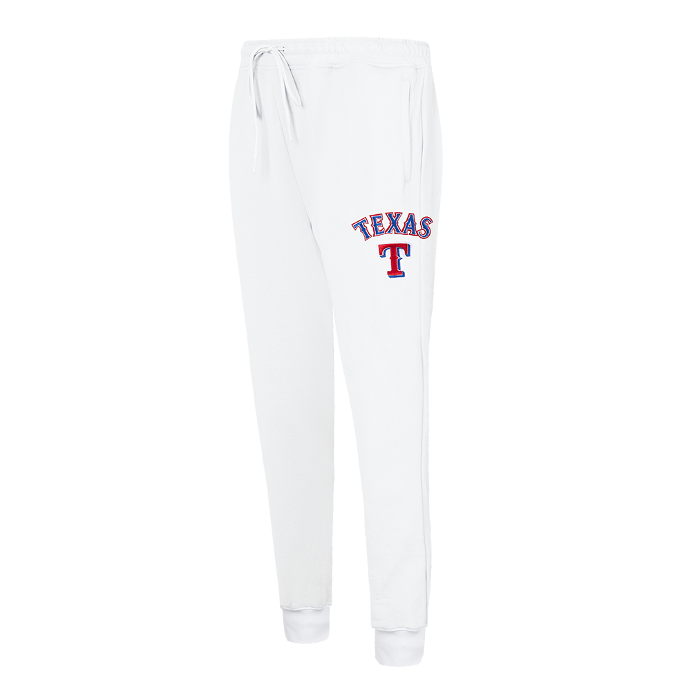 MLB TEXAS RANGERS CLASSIC PANTALON OUATÉ EN MOLLETON POUR FEMME (BLANC)