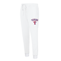 MLB TEXAS RANGERS CLASSIC PANTALON OUATÉ EN MOLLETON POUR FEMME (BLANC)