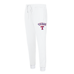 MLB TEXAS RANGERS CLASSIC PANTALON OUATÉ EN MOLLETON POUR FEMME (BLANC)