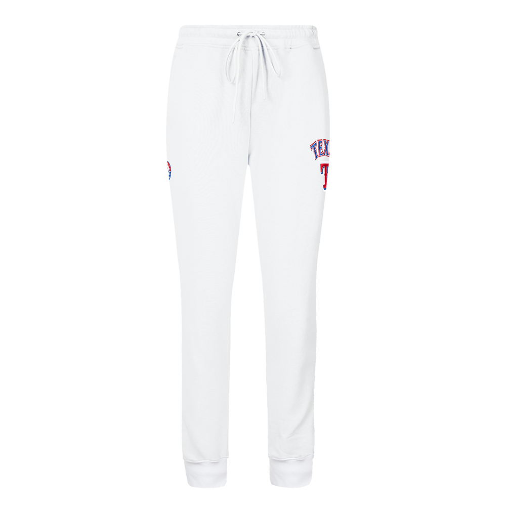 MLB TEXAS RANGERS CLASSIC WOMEN'S FLEECE SWEATPANT (WHITE)