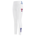 MLB TEXAS RANGERS CLASSIC WOMEN'S JERSEY LEGGING (WHITE)