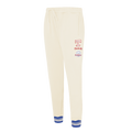 MLB TEXAS RANGERS RETRO CLASSIC PANTALON OUATÉ CÔTELÉ POUR FEMME (COQUILLE D'ŒUF/BLEU ROYAL)