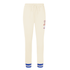 MLB TEXAS RANGERS RETRO CLASSIC PANTALON OUATÉ CÔTELÉ POUR FEMME (COQUILLE D'ŒUF/BLEU ROYAL)