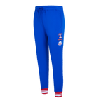 MLB TEXAS RANGERS RETRO CLASSIC PANTALON OUATÉ CÔTELÉ POUR FEMME (BLEU ROYAL/ROUGE)
