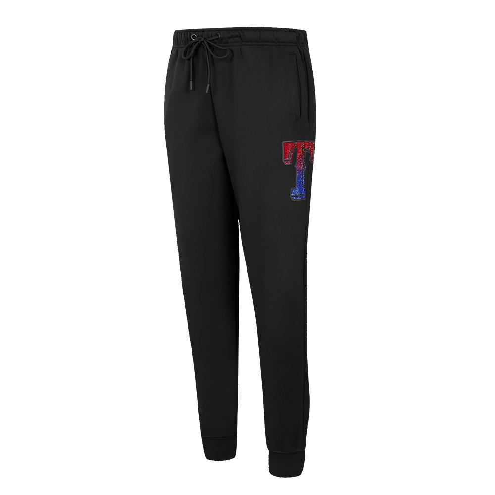 MLB TEXAS RANGERS JEWELS PANTALON OUATÉ EN MOLLETON POUR FEMME (NOIR)