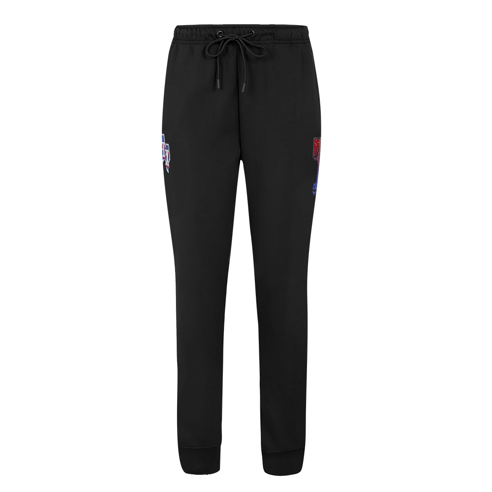 MLB TEXAS RANGERS JEWELS WOMEN'S FLEECE SWEATPANT (BLACK)