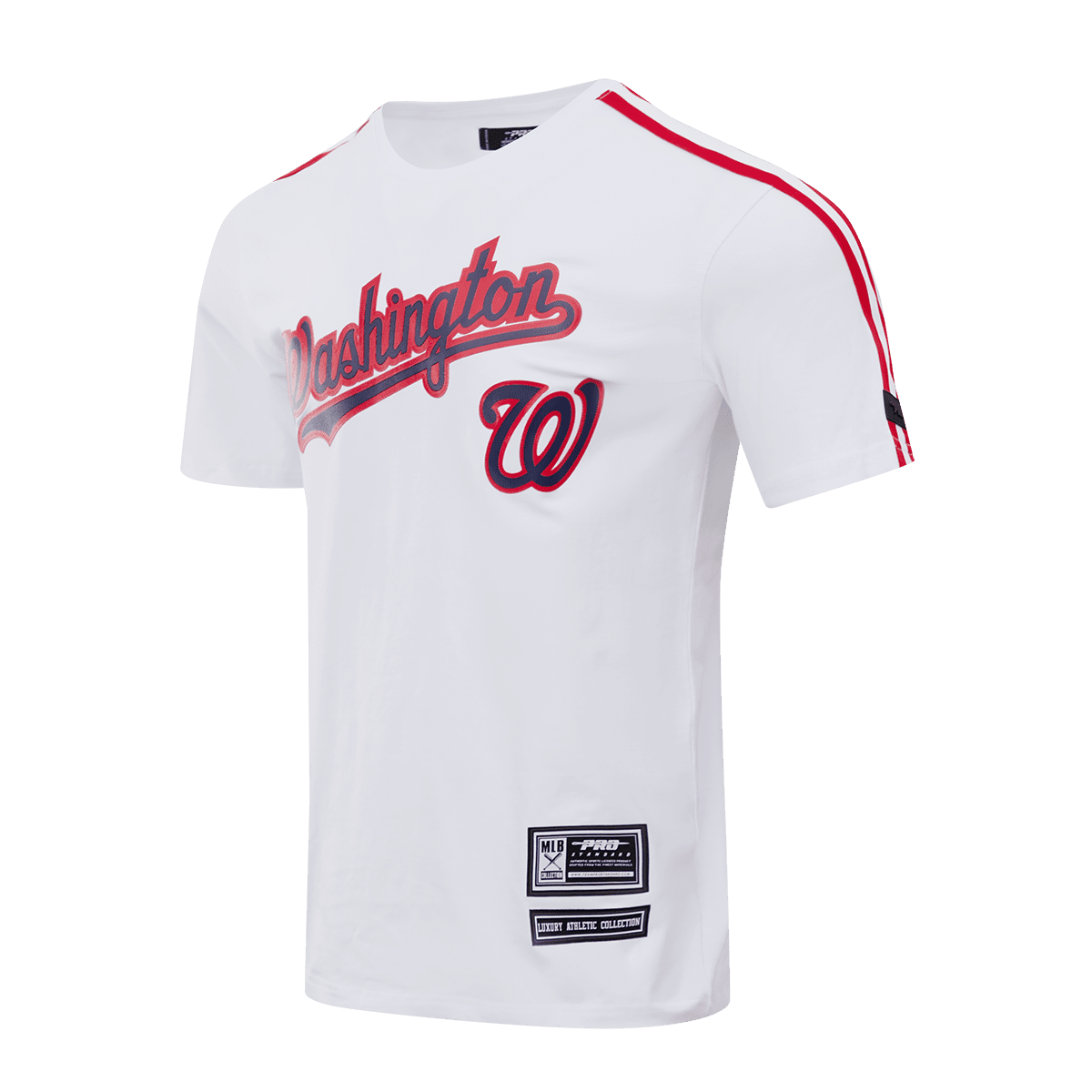 MLB WASHINGTON NATIONALS LOGO PRO TEAM MEN'S TAPING TOP (WHITE/RED)