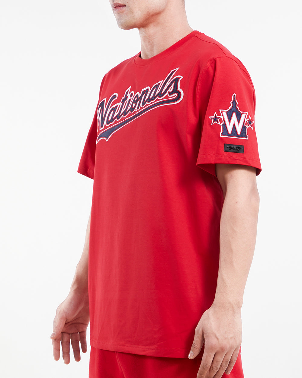 MLB WASHINGTON NATIONALS TACKLE TWILL MEN'S TOP (RED)