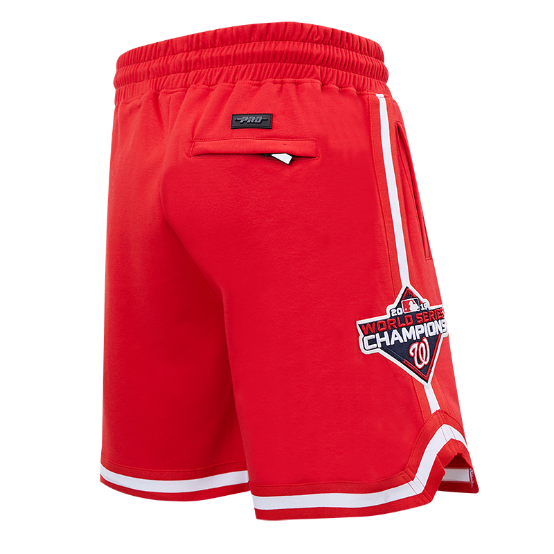 MLB WASHINGTON NATIONALS CLASSIC CHENILLE MEN'S SHORT (RED)