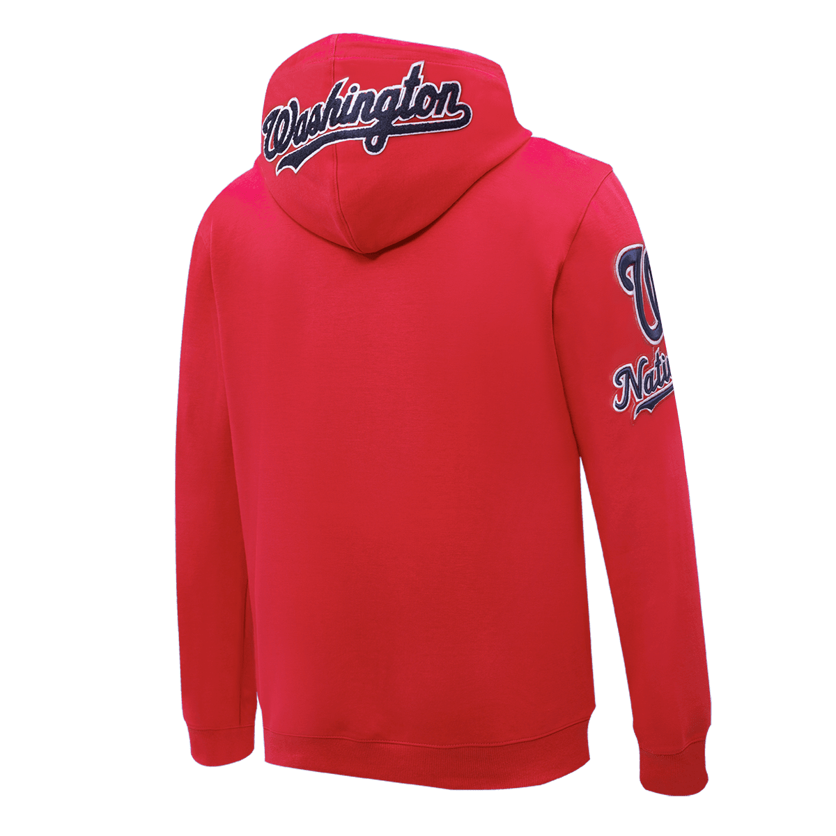 MLB WASHINGTON NATIONALS CLASSIC CHENILLE MEN'S PO HOODIE (RED)