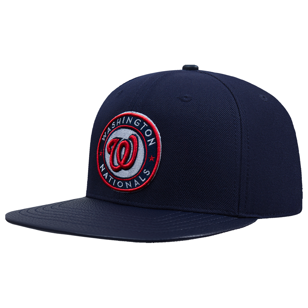 MLB WASHINGTON NATIONALS SCRIPT TAIL WOOL STRAPBACK (MIDNIGHT NAVY)