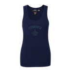MLB WASHINGTON NATIONALS TRIPLE TONAL CAMISOLE DOS NAGEUR À COUPE DÉCONTRACTÉE POUR FEMME (MARINE MINUIT)