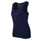 MLB WASHINGTON NATIONALS TRIPLE TONAL CAMISOLE DOS NAGEUR À COUPE DÉCONTRACTÉE POUR FEMME (MARINE MINUIT)