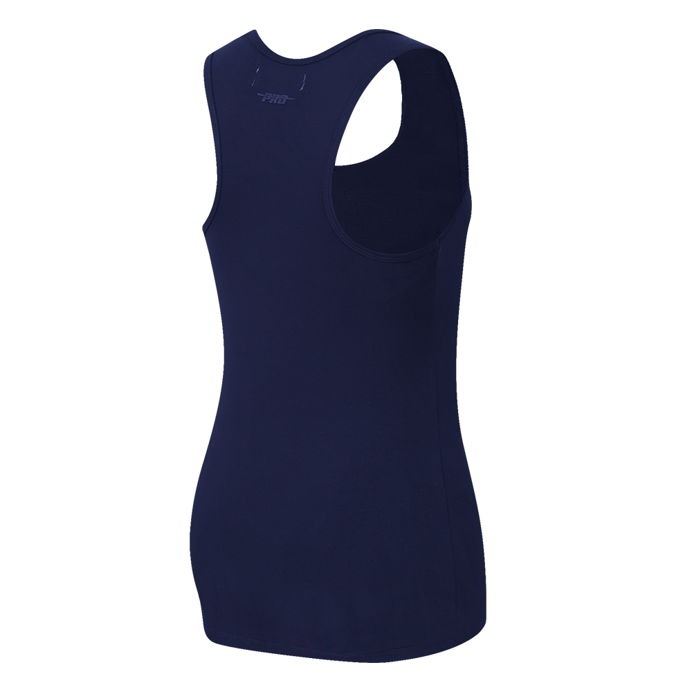 MLB WASHINGTON NATIONALS TRIPLE TONAL CAMISOLE DOS NAGEUR À COUPE DÉCONTRACTÉE POUR FEMME (MARINE MINUIT)