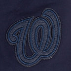 MLB WASHINGTON NATIONALS TRIPLE TONAL T-SHIRT EN JERSEY SIMPLE À COUPE CARRÉE POUR FEMME (MARINE MINUIT)
