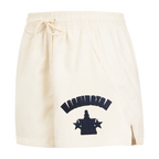 MLB WASHINGTON NATIONALS TRIPLE TONAL SHORT TISSÉ POUR FEMME POUR FEMME (COQUILLE D'ŒUF)