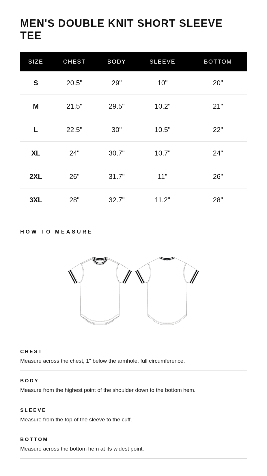 Size guide