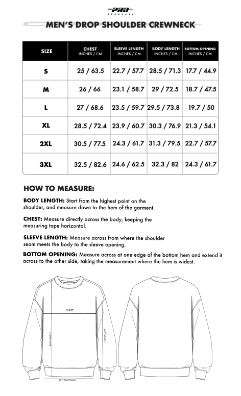 Guide des tailles