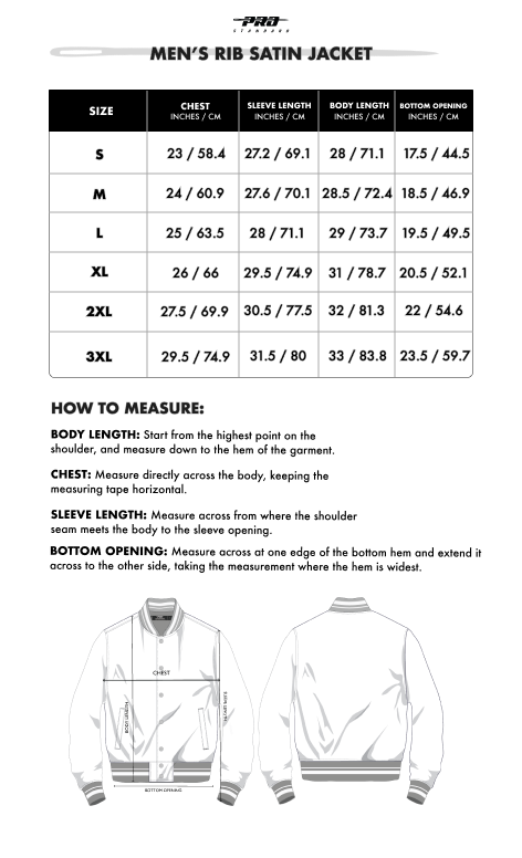 Guide des tailles