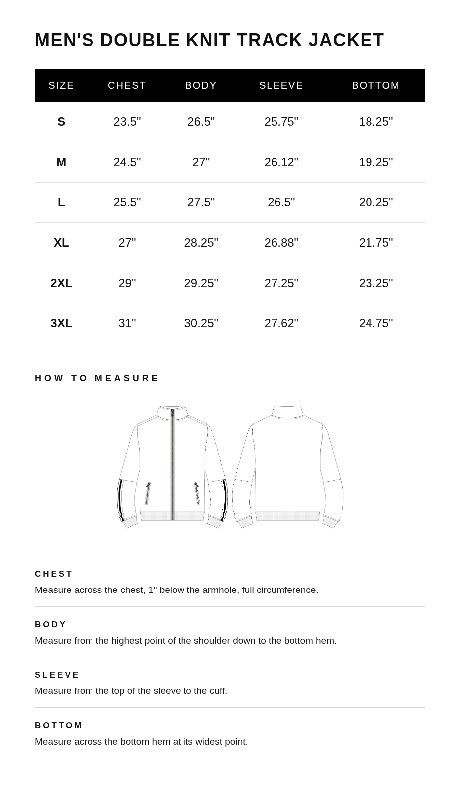 Size guide
