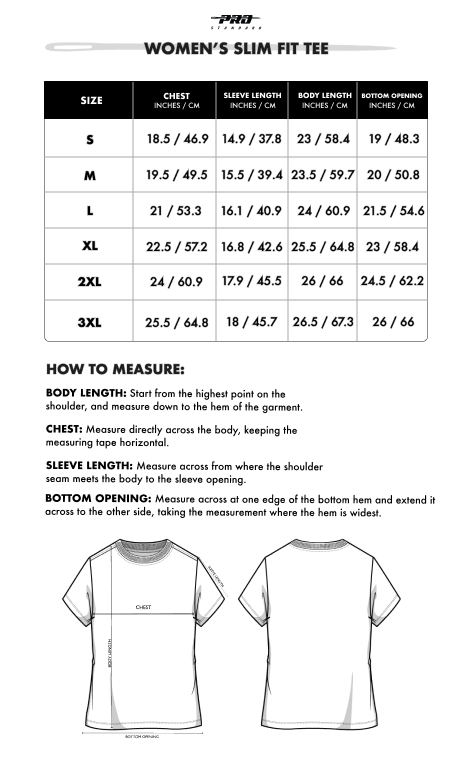 Guide des tailles