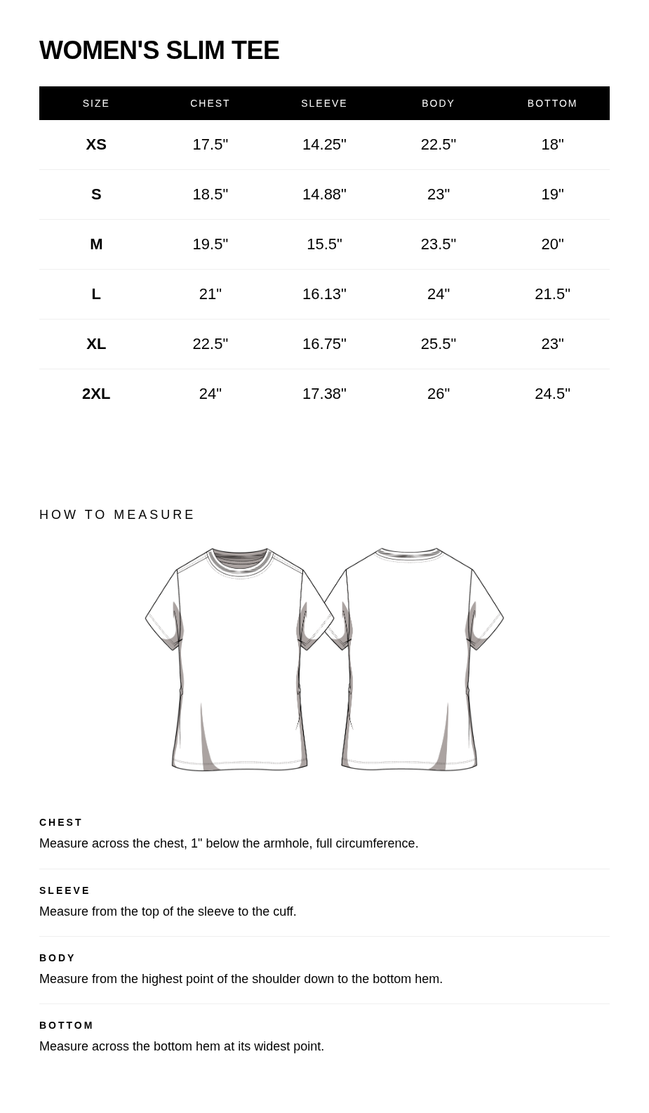 Size guide
