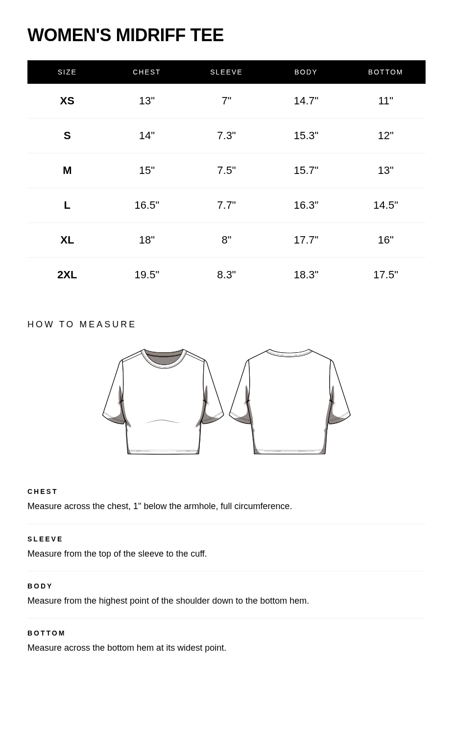 Size guide