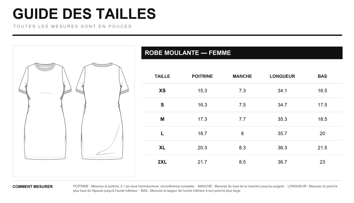 Guide des tailles