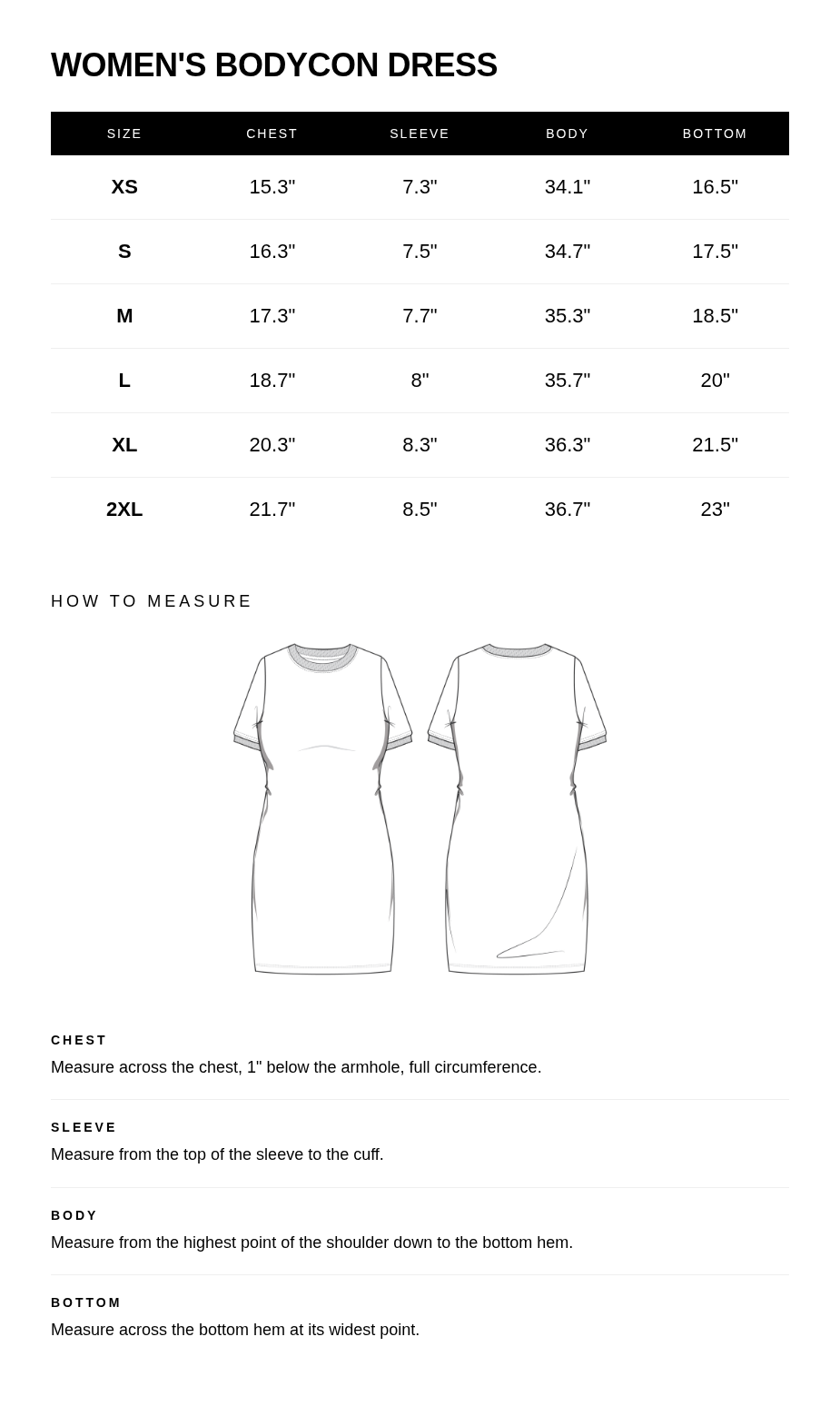 Size guide