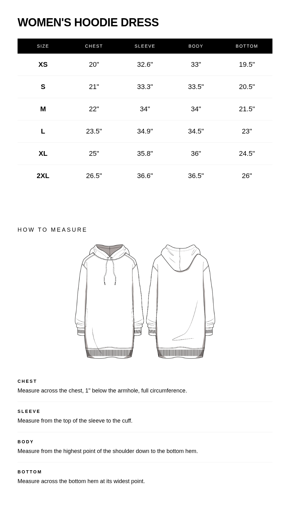 Size guide