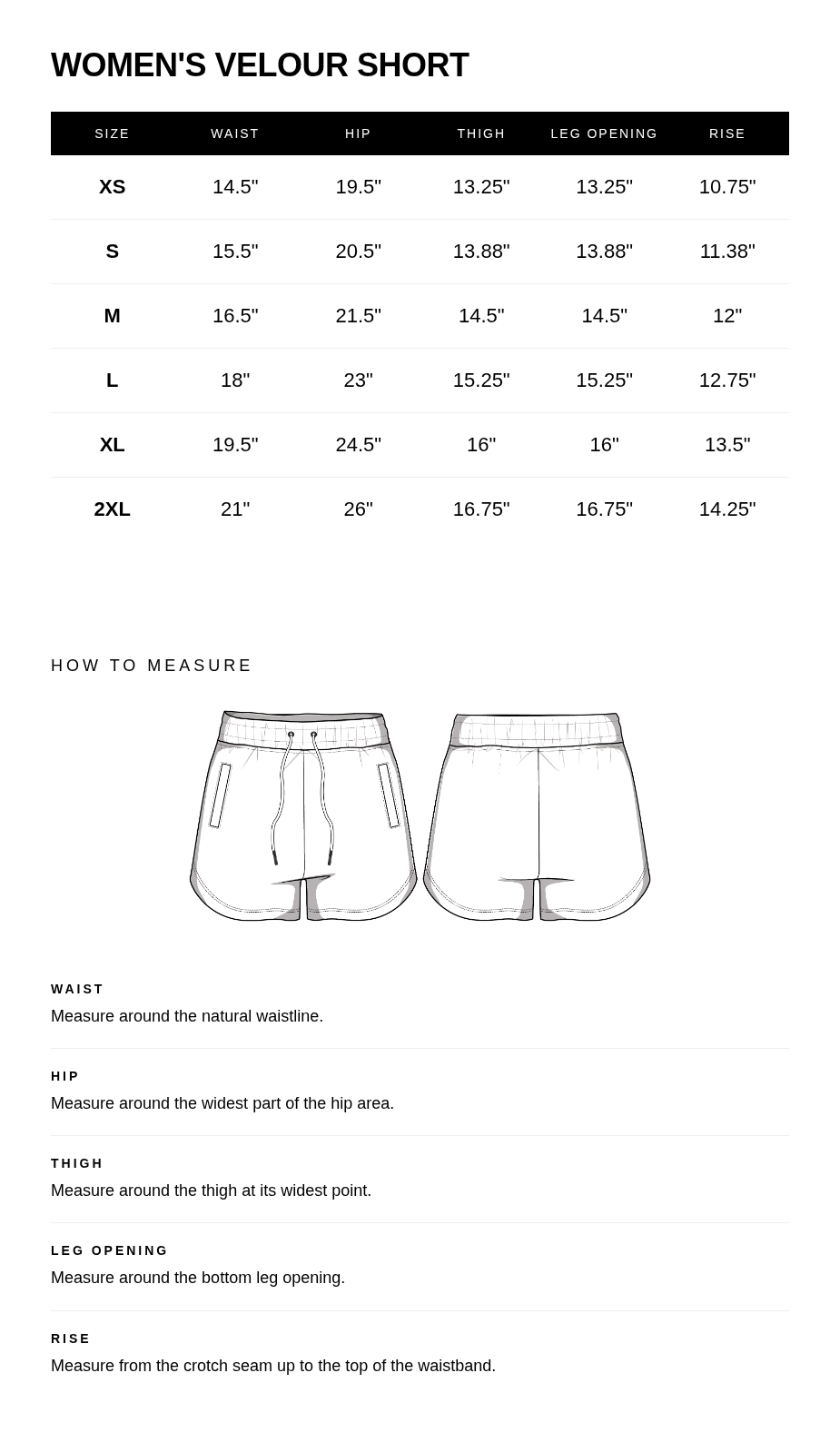 Size guide