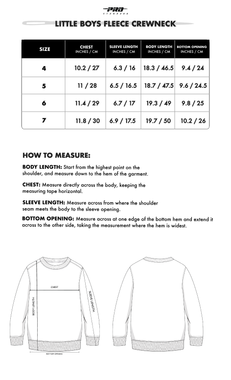 Guide des tailles