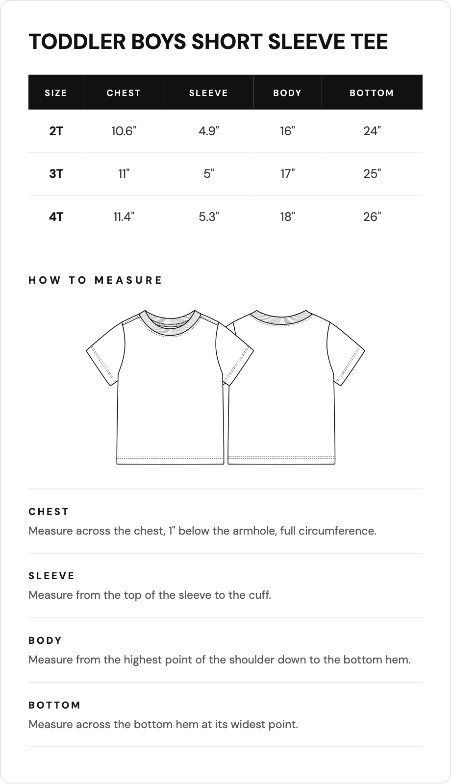 Size guide