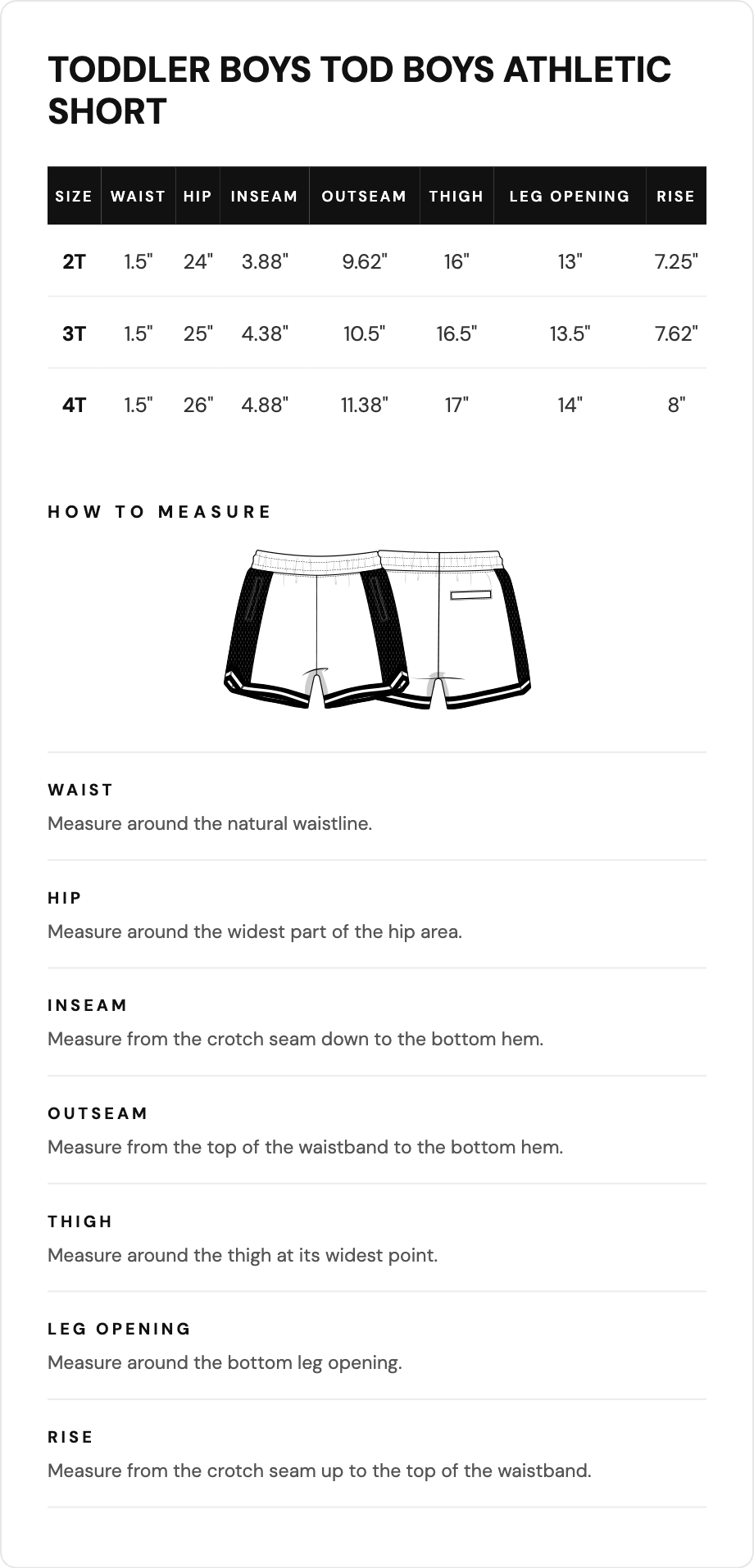 Size guide