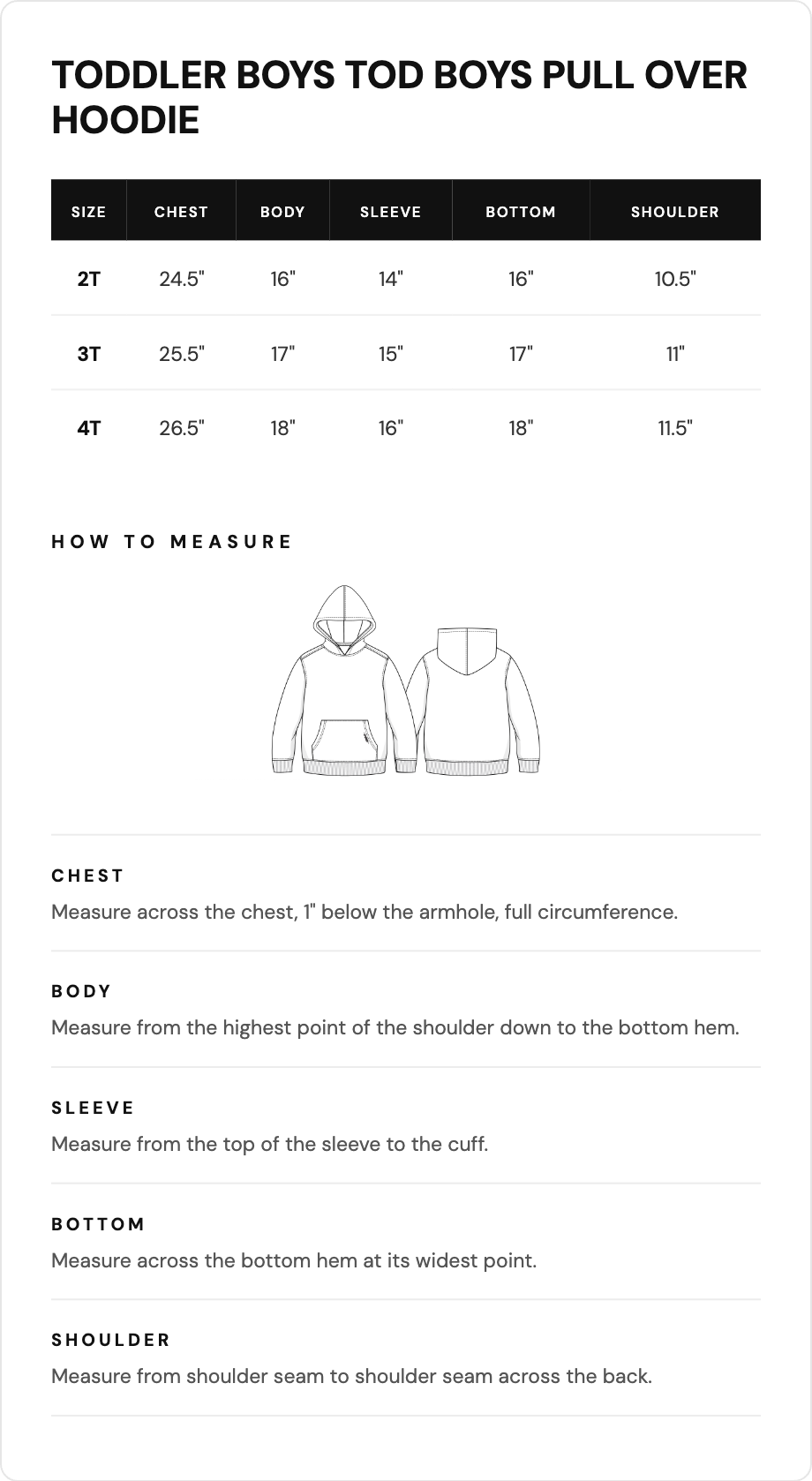 Size guide