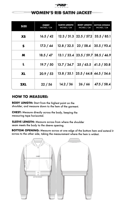 Guide des tailles
