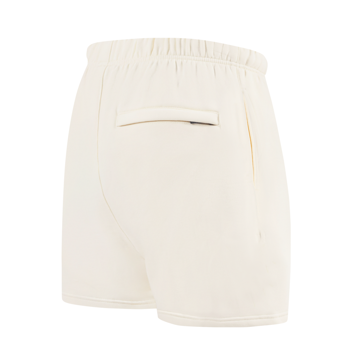 PRO STANDARD CLASSIC CHENILLE WHT LOGO MEN'S FLC SHORT (EGGSHELL)