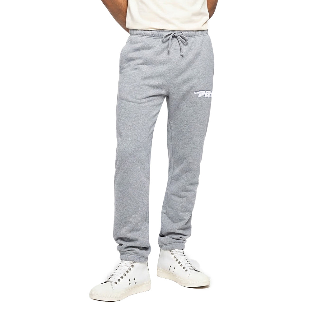 PRO STANDARD CLASSIC CHENILLE WHT LOGO MEN'S FLC SWEATPANT (DARK HEATHER GRAY)
