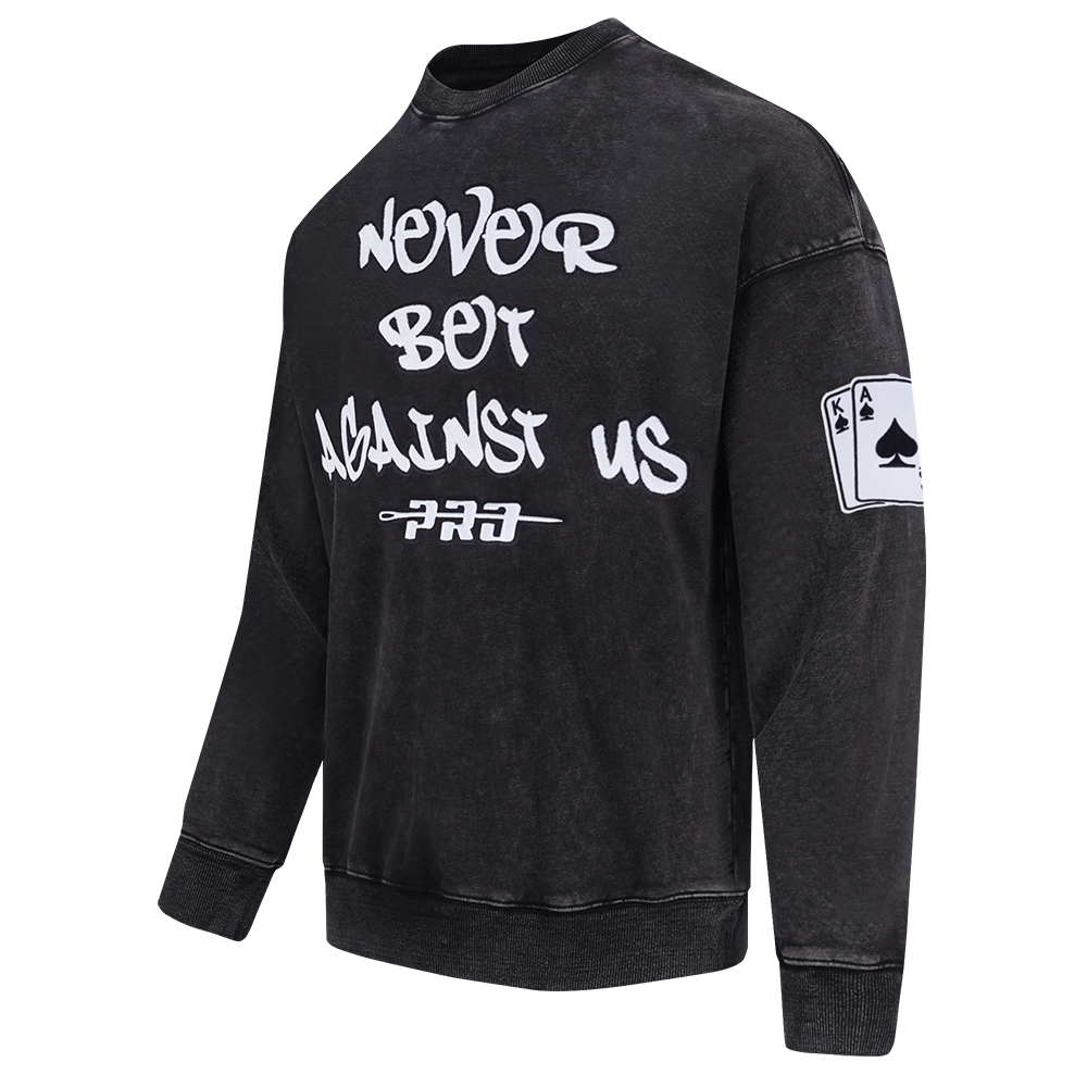 PRO STANDARD MEN'S CREWNECK SWEATSHIRT (BLACK)