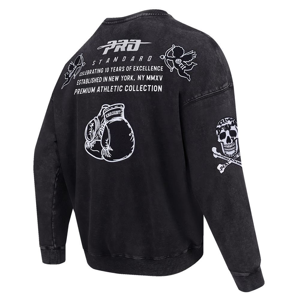 PRO STANDARD MEN'S CREWNECK SWEATSHIRT (BLACK)