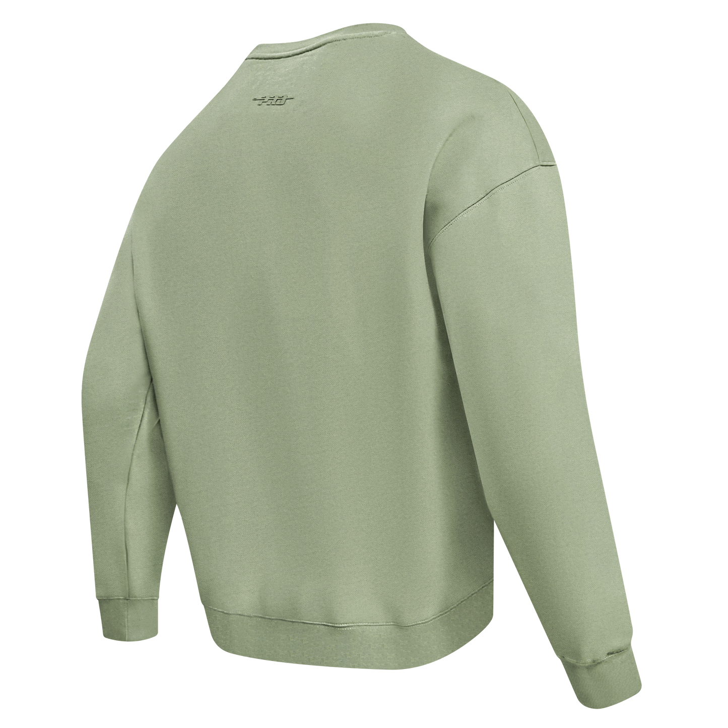 PRO STANDARD CLASSIC CHENILLE WHT LOGO MEN'S DROP SHOULDER FLC CREWNECK (MOSS)