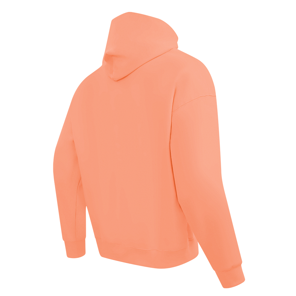 PRO STANDARD CLASSIC CHENILLE WHT LOGO MEN'S DROP SHOULDER FLC PO HOODIE (GUAVA)