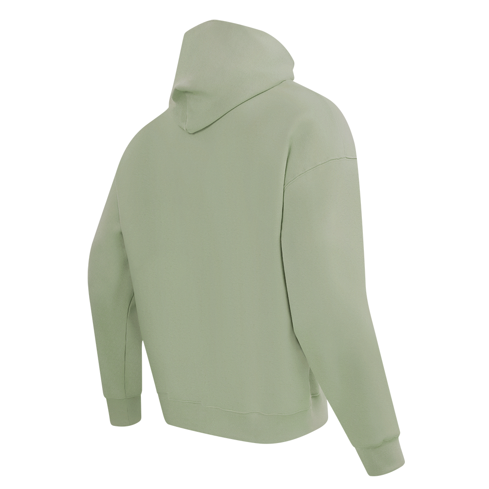 PRO STANDARD CLASSIC CHENILLE WHT LOGO MEN'S DROP SHOULDER FLC PO HOODIE (MOSS)