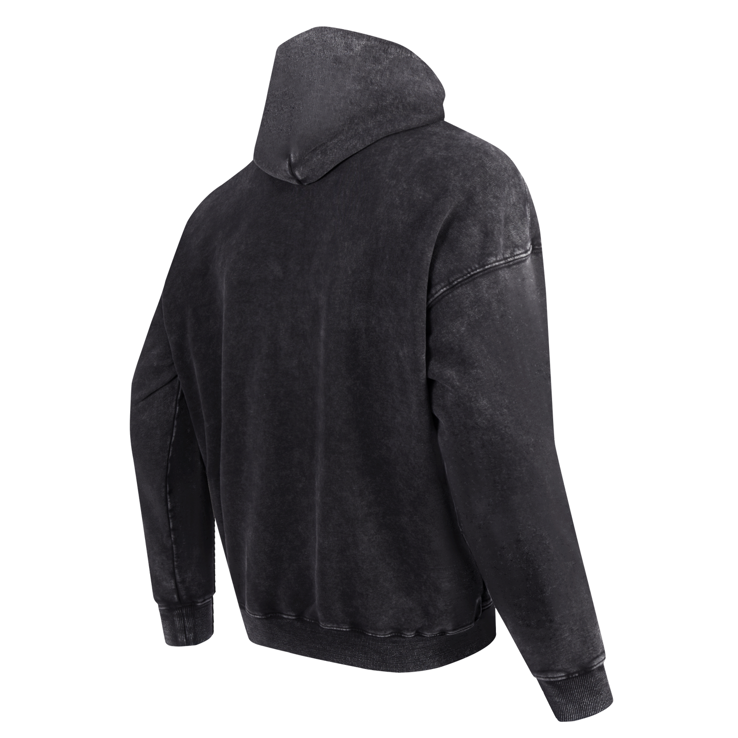 PRO STANDARD WASHED CLASSIC MEN'S ENZYME WASH DS FT PO HOODIE 2.0 (WASHED BLACK)