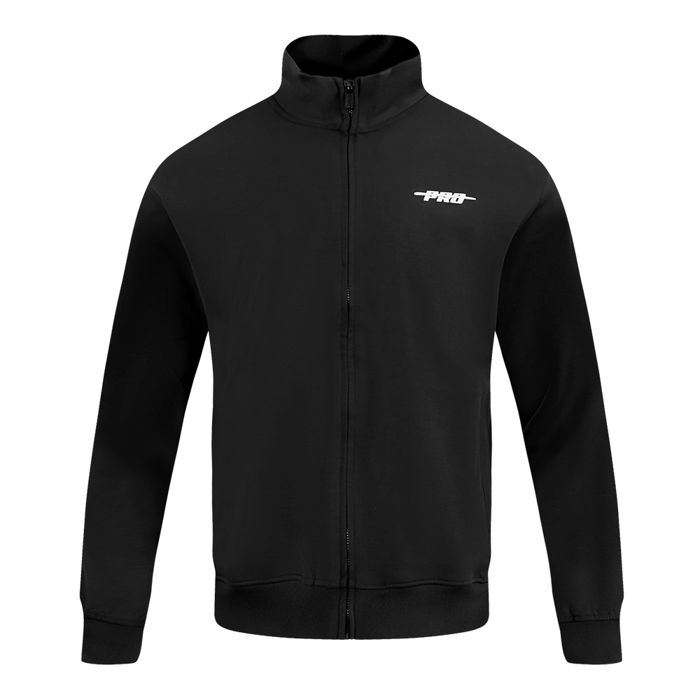 PRO STANDARD CLASSIC MEN'S DBL KNIT TRACK JACKET (BLACK)